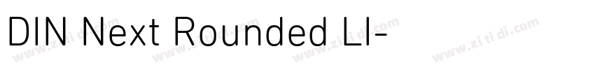DIN Next Rounded LI字体转换